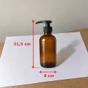 Seifenspender mit Maßangaben